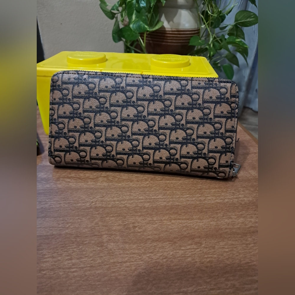 Fashion Desighn   Blue and White Wallet Brown And Black - Picture 3 of 4